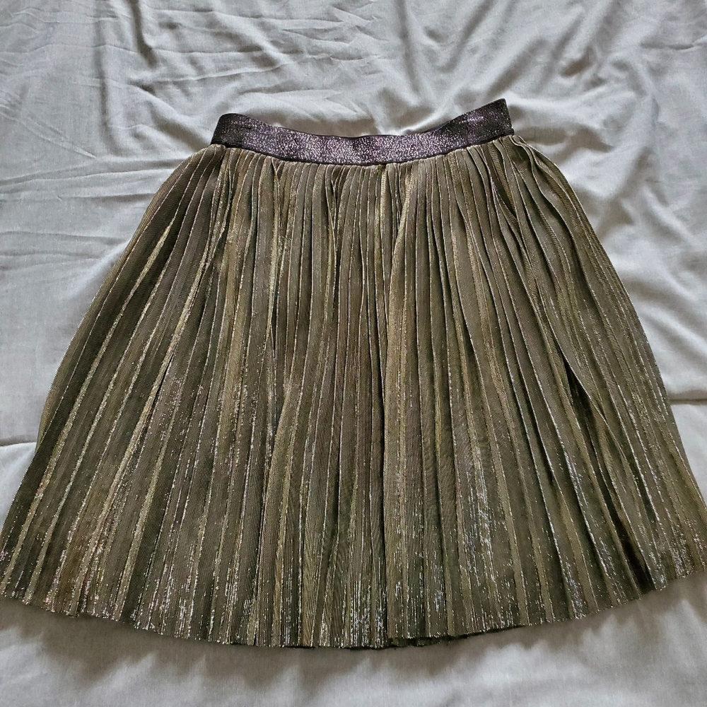 Silver and gray skirt
